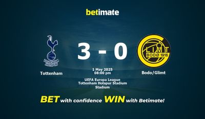Predicción, probabilidades y consejos de apuestas Tottenham vs Bodo/Glimt 01/05/2025