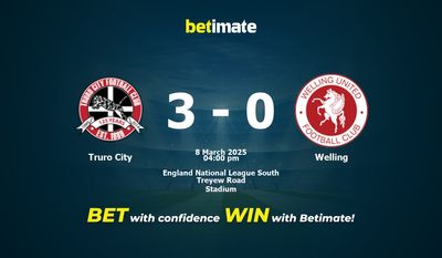 Truro City vs Welling Predicción, probabilidades y consejos de apuestas 08/03/2025