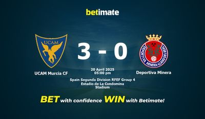 Predicción, cuotas y consejos de apuestas UCAM Murcia CF vs Deportiva Minera 20/04/2025