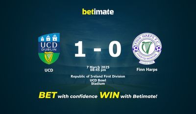 Pronóstico, probabilidades y consejos de apuestas para el partido UCD vs Finn Harps 03/07/2025