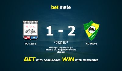 Predicción, cuotas y consejos de apuestas UD Leiria vs CD Mafra 02/03/2024