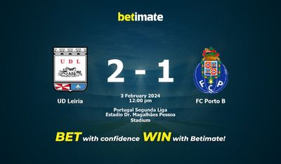 Predicción, cuotas y consejos de apuestas UD Leiria vs FC Porto B 03/02/2024