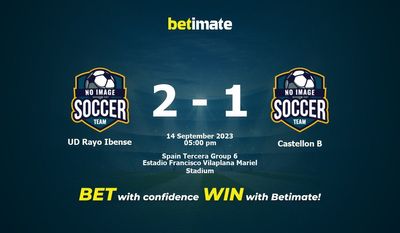 Predicción, cuotas y consejos de apuestas UD Rayo Ibense vs Castellón B 14/09/2023