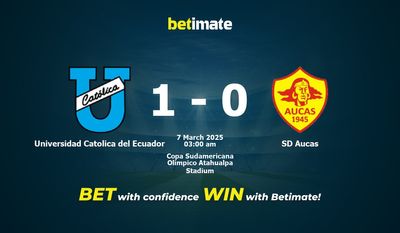 Predicción, cuotas y consejos de apuestas Universidad Católica del Ecuador vs SD Aucas 07/03/2025