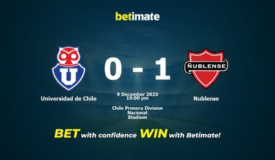 Predicción, cuotas y consejos de apuestas Universidad de Chile vs Ñublense 12/09/2023