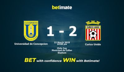 Predicción, cuotas y consejos de apuestas Universidad de Concepción vs Curico Unido 22/03/2025