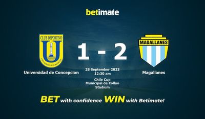 Predicción, probabilidades y consejos de apuestas Universidad de Concepción vs Magallanes 27/09/2023