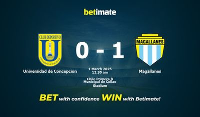 Predicción, probabilidades y consejos de apuestas Universidad de Concepción vs Magallanes 28/02/2025