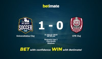 Predicción, cuotas y consejos de apuestas Universitatea Cluj vs CFR Cluj 31/03/2025