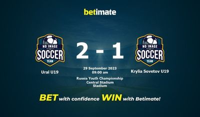 Predicciones, cuotas y consejos de apuestas de Ural U19 vs Krylia Sovetov U19 29/09/2023
