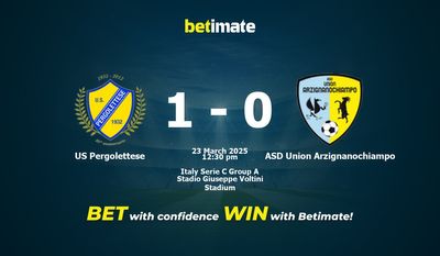 Pronóstico, cuotas y pronósticos de apuestas US Pergolettese vs. ASD Union Arzignanochiampo (23/03/2025)