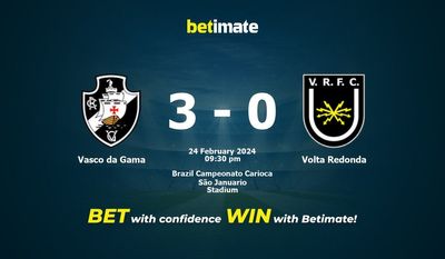 Pronóstico, cuotas y consejos de apuestas de Vasco da Gama vs Volta Redonda 24/02/2024