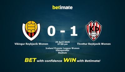 Predicción, probabilidades y consejos de apuestas Vikingur Reykjavik Women vs Throttur Reykjavik Women 29/04/2025