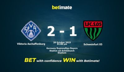 Predicción, cuotas y consejos de apuestas Viktoria Aschaffenburg vs Schweinfurt 05 28/10/2023