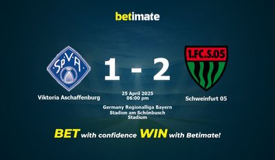 Predicción, cuotas y consejos de apuestas Viktoria Aschaffenburg vs Schweinfurt 05 25/04/2025