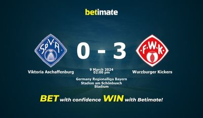 Predicción, cuotas y consejos de apuestas Viktoria Aschaffenburg vs Wurzburger Kickers 09/03/2024
