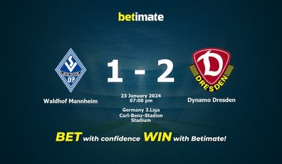 Predicción, probabilidades y consejos de apuestas Waldhof Mannheim vs Dynamo Dresden 23/01/2024
