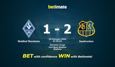Predicción, cuotas y consejos de apuestas Waldhof Mannheim vs Saarbrücken 18/02/2024