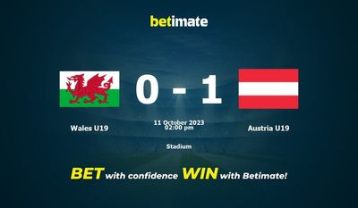 Predicción, cuotas y consejos de apuestas de Gales U19 vs Austria U19 11/10/2023