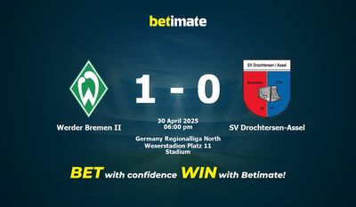 Predicción, probabilidades y consejos de apuestas Werder Bremen II vs SV Drochtersen-Assel 30/04/2025