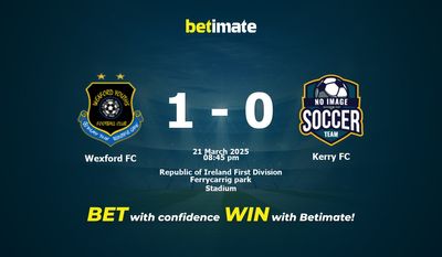 Pronóstico, cuotas y pronósticos de apuestas para el Wexford FC vs. Kerry FC (21/03/2025)