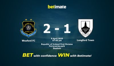 Pronóstico, cuotas y pronósticos de apuestas para el Wexford FC vs. Longford Town (08/04/2025)