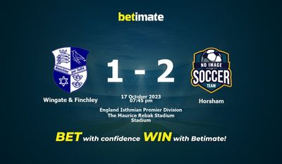 Predicción, cuotas y consejos de apuestas de Wingate & Finchley vs Horsham 17/10/2023