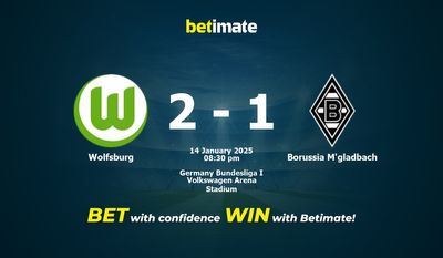 Wolfsburgo vs Borussia M'gladbach Pronóstico, Cuotas y Consejos de Apuestas 14/01/2025