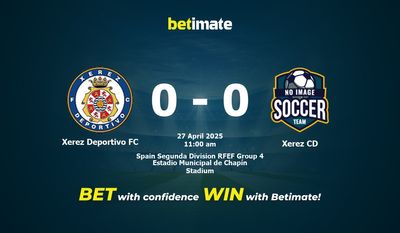 Predicción, cuotas y consejos de apuestas Xerez Deportivo FC vs Xerez CD 27/04/2025