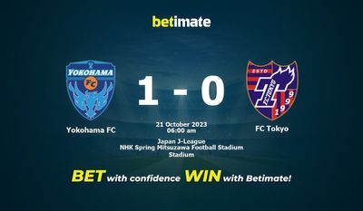 Predicción, cuotas y consejos de apuestas de Yokohama FC vs FC Tokyo 21/10/2023