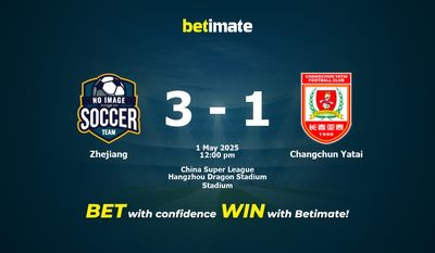Predicción, cuotas y consejos de apuestas de Zhejiang vs Changchun Yatai 01/05/2025