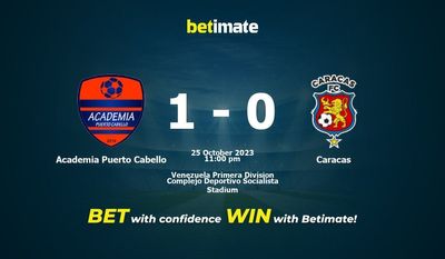Academia Puerto Cabello vs Caracas ennustaminen, kertoimet ja vedonlyöntivinkit 25.10.2023