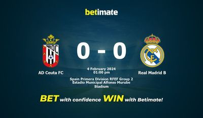 AD Ceuta FC vs Real Madrid B Ennuste, kertoimet ja vedonlyöntivinkit 04.02.2024