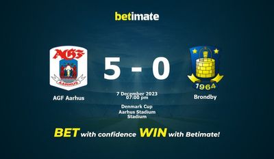 AGF Aarhus vs Brondby Prediction, kertoimet ja vedonlyöntivinkit 7.12.2023