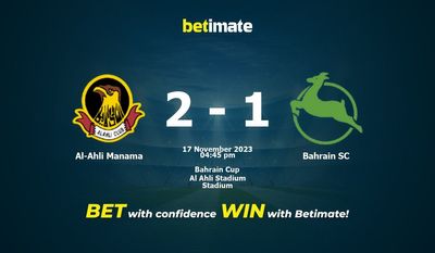 Al-Ahli Manama vs Bahrain SC Ennuste, kertoimet ja vedonlyöntivinkit 17.11.2023