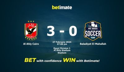 Al Ahly Cairo vs Baladiyet El Mahallah -ennusteet, kertoimet ja vedonlyöntivinkit 27.02.2024