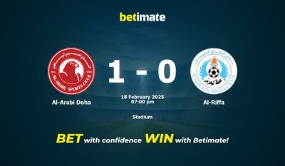 Al-Arabi Doha vs Al-Riffa Ennuste, kertoimet ja vedonlyöntivinkit 18.02.2025