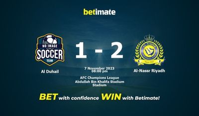 Al Duhail vs Al-Nassr Riyadh -ennuste, kertoimet ja vedonlyöntivinkit 7.11.2023