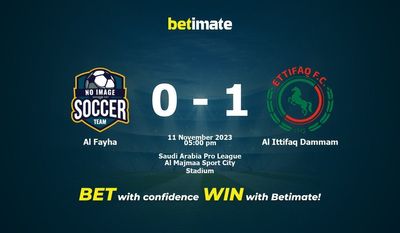 Al Fayha vs Al Ittifaq Dammam -ennustus, kertoimet ja vedonlyöntivinkit 11.11.2023