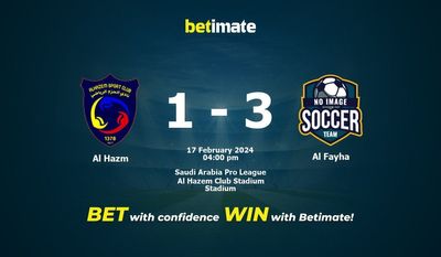 Al Hazm vs Al Fayha Ennuste, kertoimet ja vedonlyöntivinkit 17.02.2024