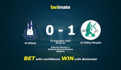 Al Ittihad vs Al Ittifaq Maqaba -ennuste, kertoimet ja vedonlyöntivinkit 21.9.2023