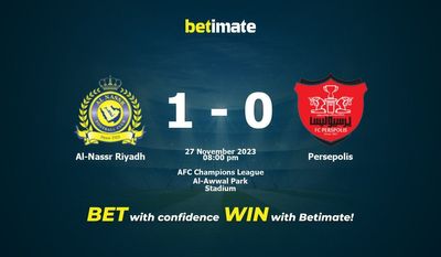 Al-Nassr Riyadh vs Persepolis -ennustus, kertoimet ja vedonlyöntivinkit 27.11.2023