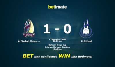 Al Shabab Manama vs Al Ittihad -ennuste, kertoimet ja vedonlyöntivinkit 9.12.2023