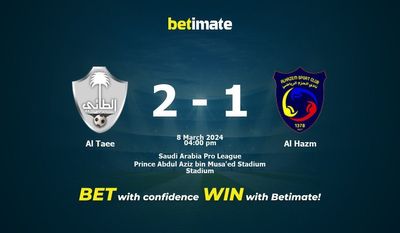 Al Taee vs Al Hazm -ennustus, kertoimet ja vedonlyöntivinkit 8.3.2024