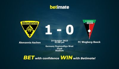 Alemannia Aachen vs FC Wegberg-Beeck Ennustus, kertoimet ja vedonlyöntivinkit 14.10.2023