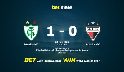 America MG vs. Atletico GO -ottelun ennusteet, kertoimet ja vedonlyöntivihjeet 27.5.2025
