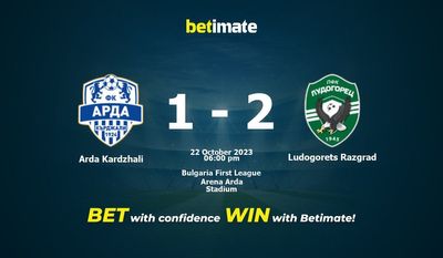 Arda Kardzhali vs Ludogorets Razgrad -ennuste, kertoimet ja vedonlyöntivinkit 22.10.2023