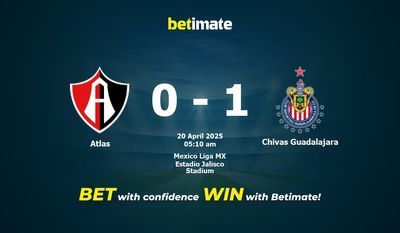 Atlas vs Chivas Guadalajara -ennuste, kertoimet ja vedonlyöntivinkit 20.4.2025