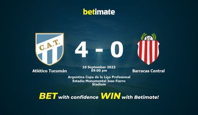 Atlético Tucumán vs Barracas Central -ennuste, kertoimet ja vedonlyöntivinkit 10.9.2023