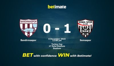Bandirmaspor vs Somaspor ennustus, kertoimet ja vedonlyöntivinkit 6.12.2023